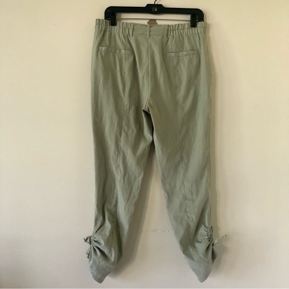 Nanette Lepore Silk Blend Sage Green Pants Size 6 - Picture 8 of 8